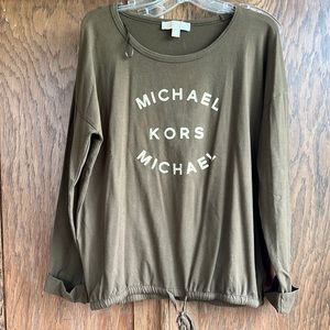 Michael Kors Drawstring Top XL